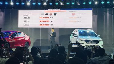 Honda City 2023 ra mắt tại Việt Nam, chốt giá từ 559 triệu đồng