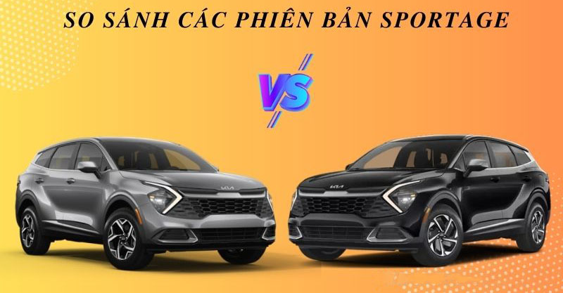 So sánh các phiên bản KIA Sportage 2024 mới ra mắt ở Việt Nam: thông số, động cơ, an toàn