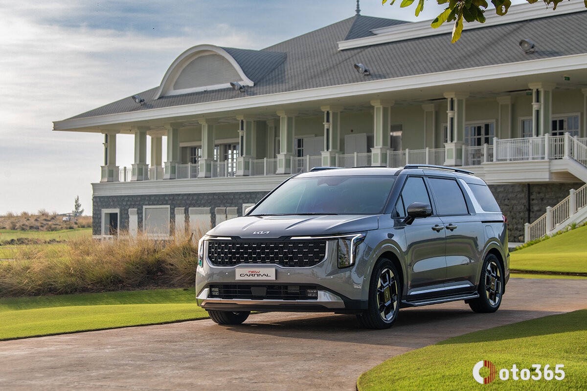 Kia Carnival 2024 có kích thước vượt trội trong phân khúc