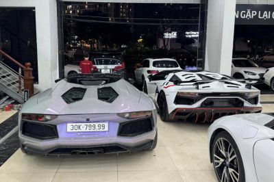 Siêu xe Lamborghini Aventador mui trần kèm biển số tứ 9 được rao bán giá 22 tỷ 