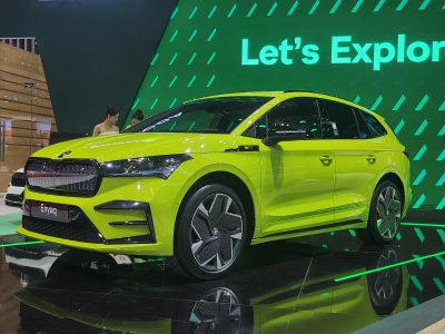 SUV thuần điện Skoda Enyaq iV ra mắt tại VMS 2024 chạy 500km 1 lần sạc