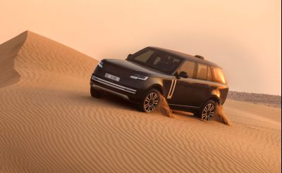 Mẫu xe Range Rover Electric đang thử nghiệm tại Dubai