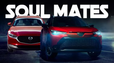 Toyota Corolla Cross sẽ có màu sơn đỏ Soul Red Crystal giống Mazda