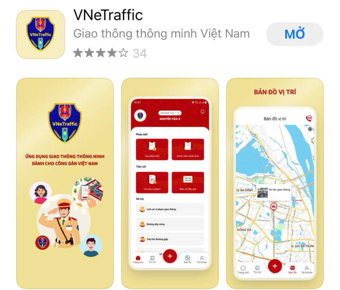 App VNeTraffic - Tra cứu phạt nguội vi phạm giao thông nhanh & chính xác