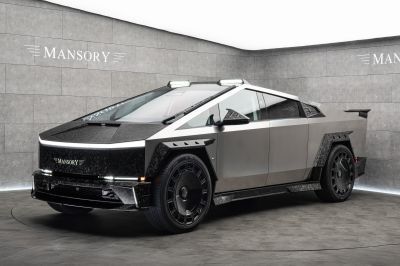 Bán tải Tesla Cybertruck thuần điện hầm hố với gói độ Mansory