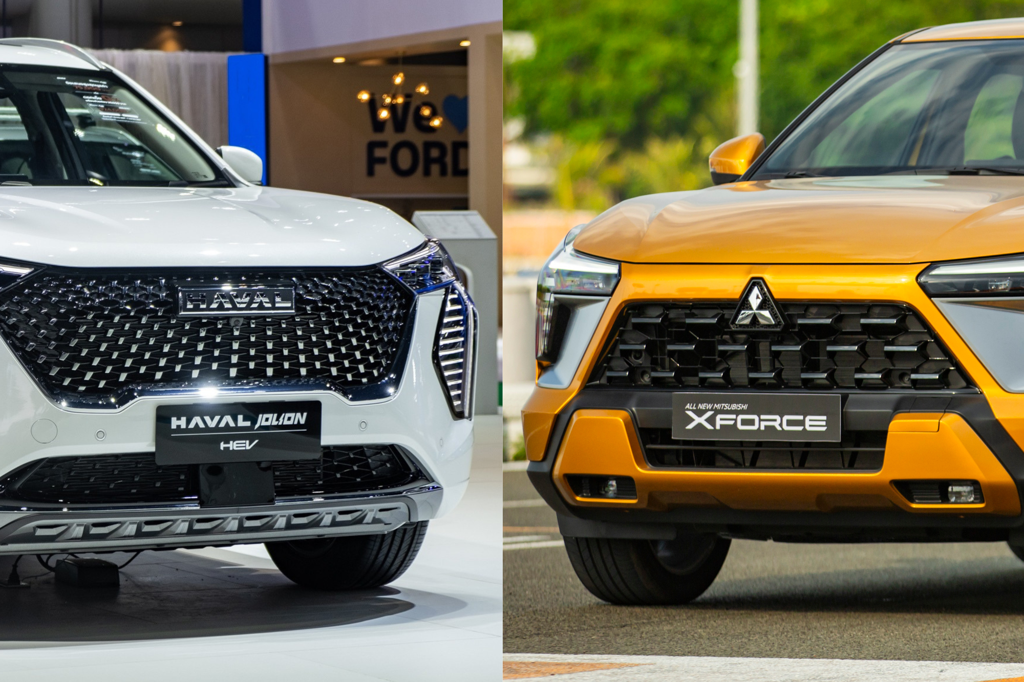 So sánh Mitsubishi Xforce hay Haval Jolion về thông số, động cơ, tiện nghi, an toàn