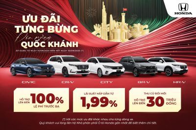 Honda Việt Nam tung ưu đãi lớn mừng Quốc khánh