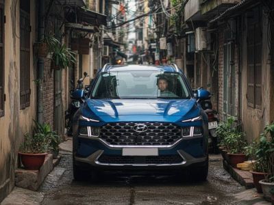 'Tài già' chỉ mẹo lách xe qua khe hẹp, tưởng khó mà hóa ra dễ