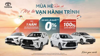 Toyota duy trì sức mua với chương trình ưu đãi lớn trong tháng 4