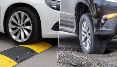 Có nên đạp phanh khi qua gờ giảm tốc hay ổ gà?