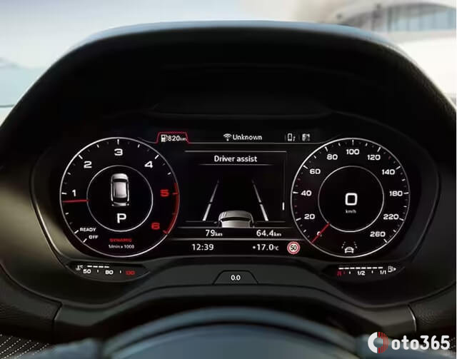đồng hồ kỹ thuật số trên xe Audi Q2