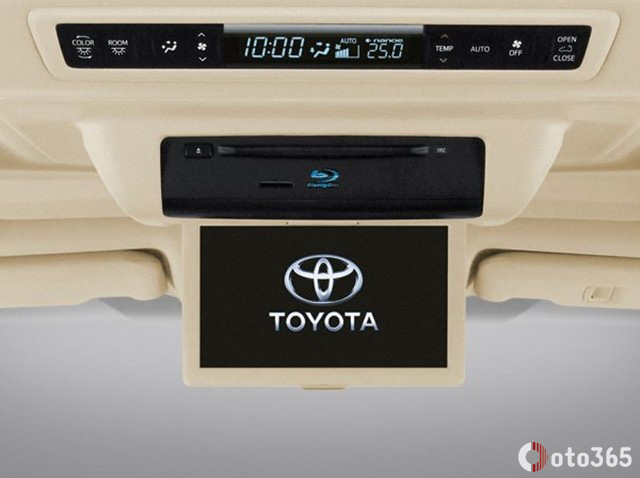 Đầu DVD trên xe Toyota Alphard 2024